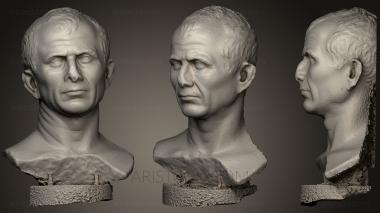 Busts and heads antique and historical (BUSTA_0432) 3D model for CNC machine